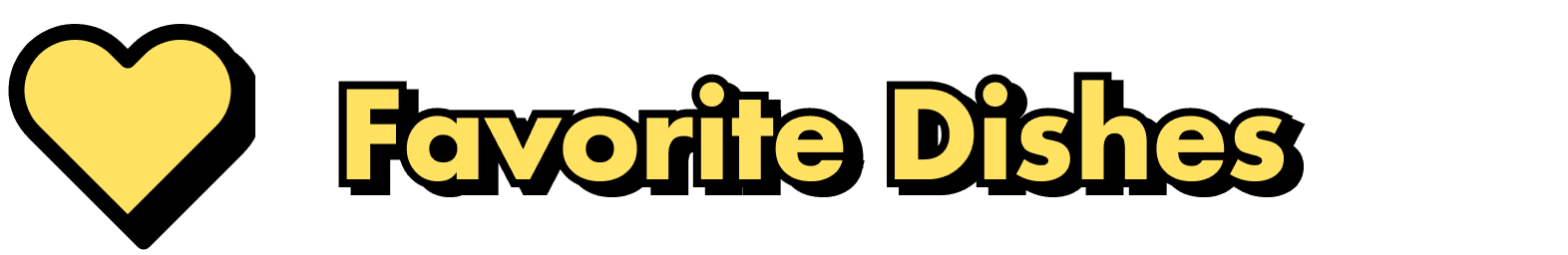Favorite Dishes icon active
