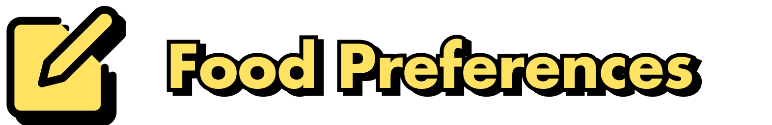 Food Preferences icon active